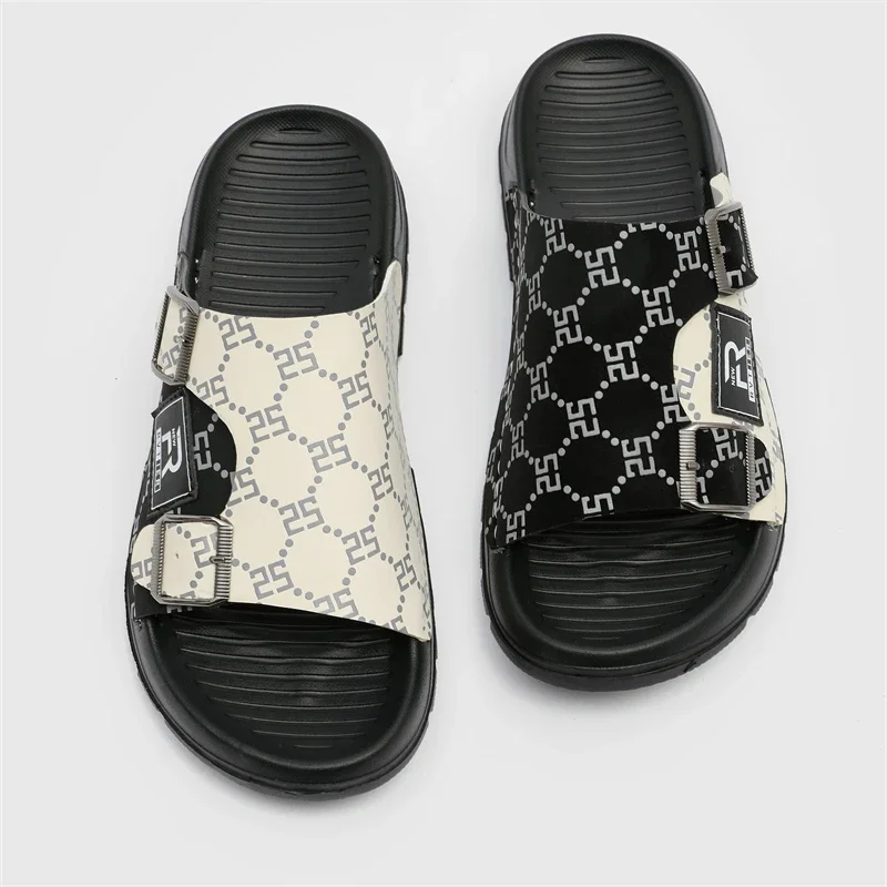 Трансграничные мужские сандалии большого размера новинка лета 2024 модные с