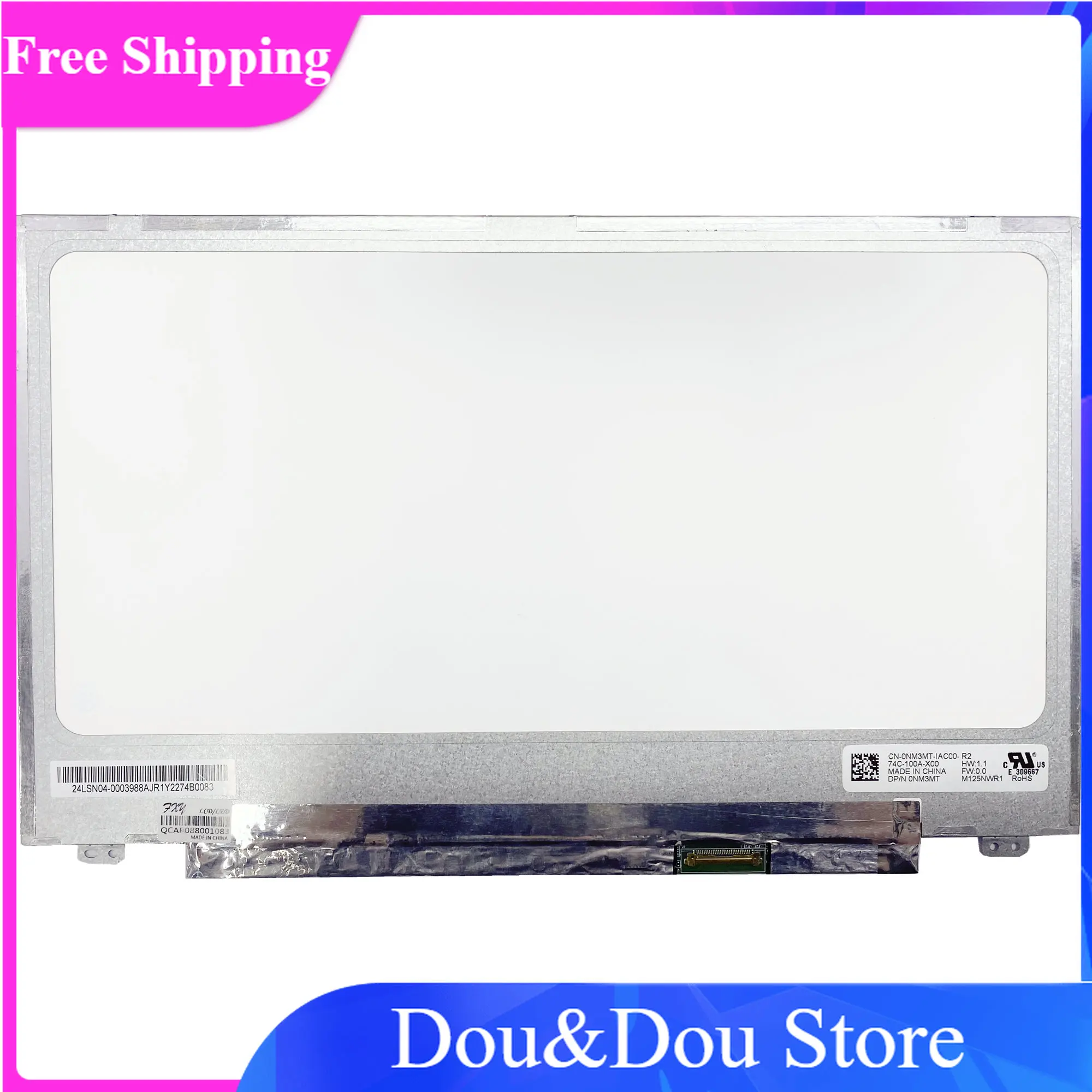 

M125NWR1 R2 1366*768 12.5 Polegada Lvds Tela Lcd 30 Pinos Edp Brilho 300 Contraste Original 800:1 Para O Portátil