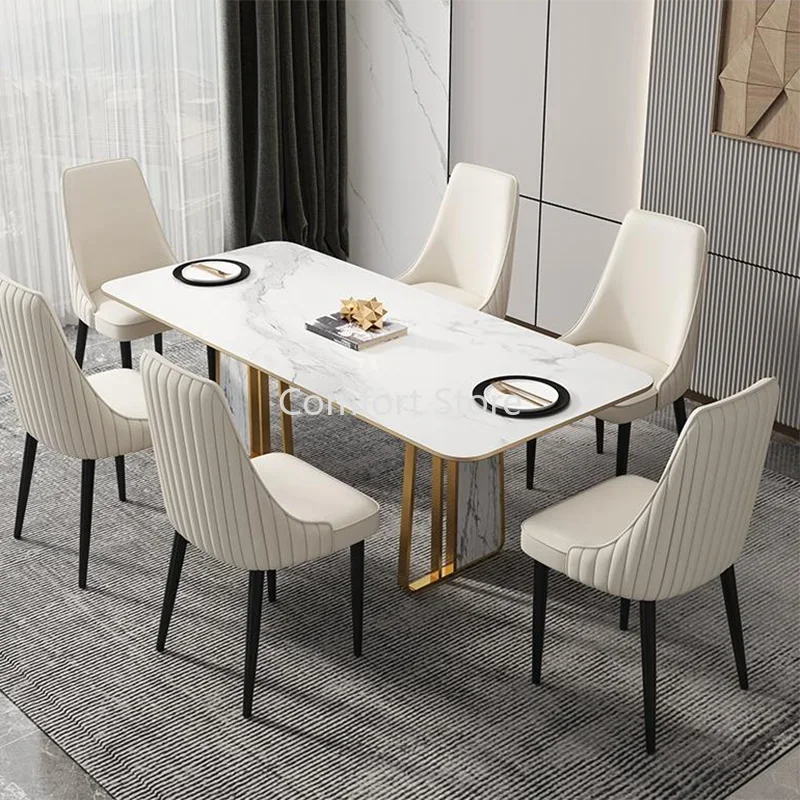 Кухонные обеденные стулья из искусственной кожи комод для спальни салон