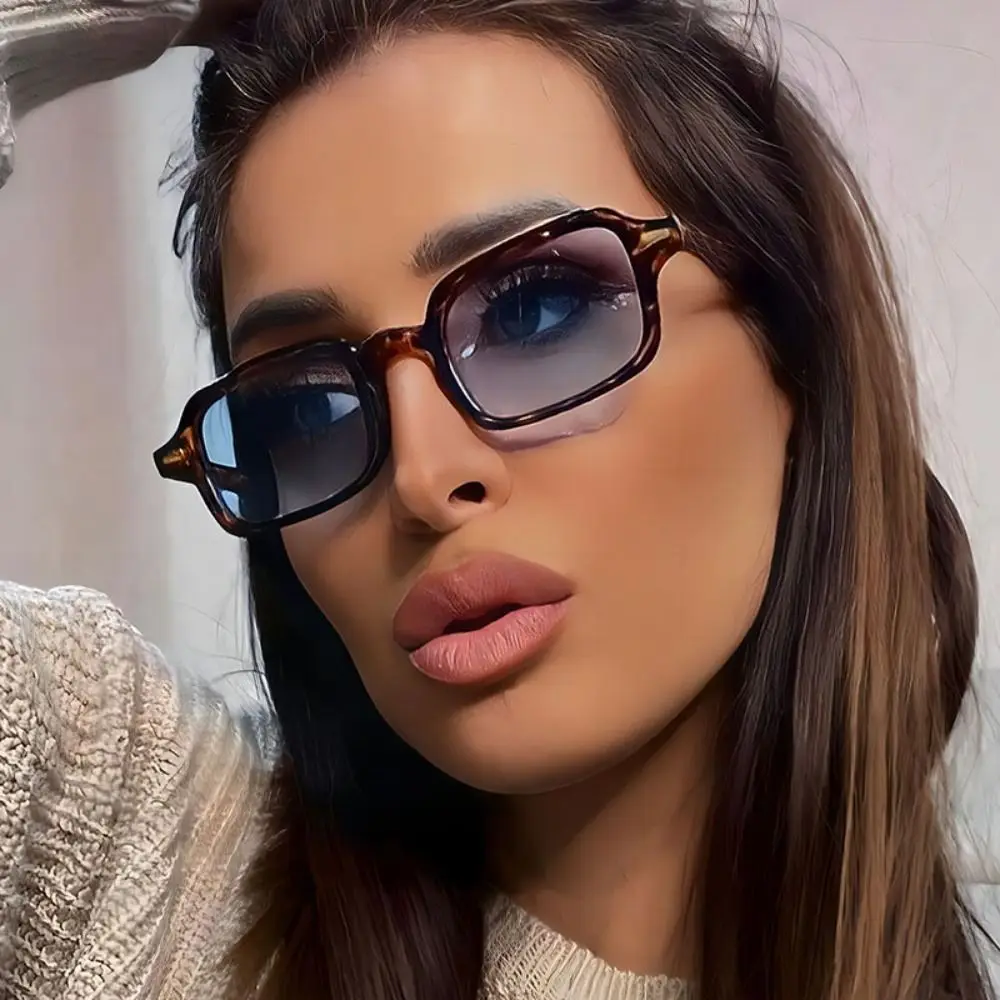 Uv400 Поляризационные Солнцезащитные Очки С Градиентными Линзами В Стиле Ретро