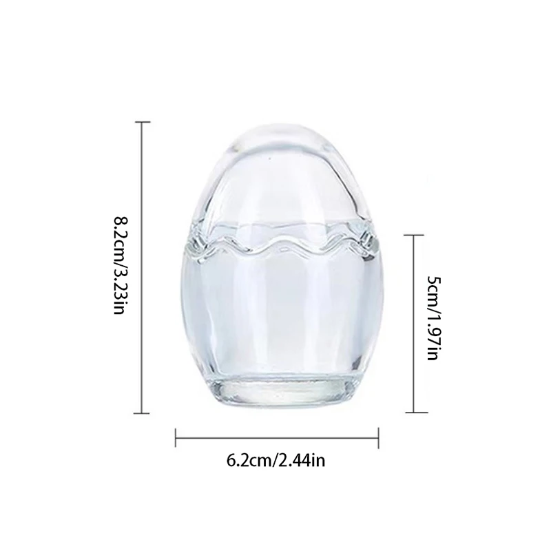 Чайная Чашка Из Яичной Скорлупы Для Пудинга Стеклянный Поднос Без BPA Мороженого