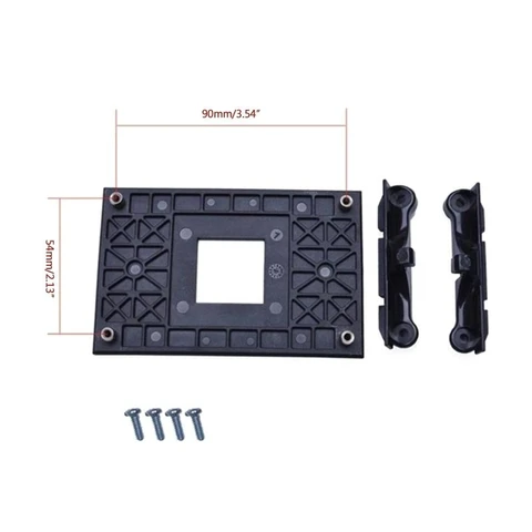 FORAMD AM4 SOCKET CPU COLING FAN CHRACKEN CORCELER HAPSINK HOLDER BADEPATE для AM4 B350 X370 A320 X470
