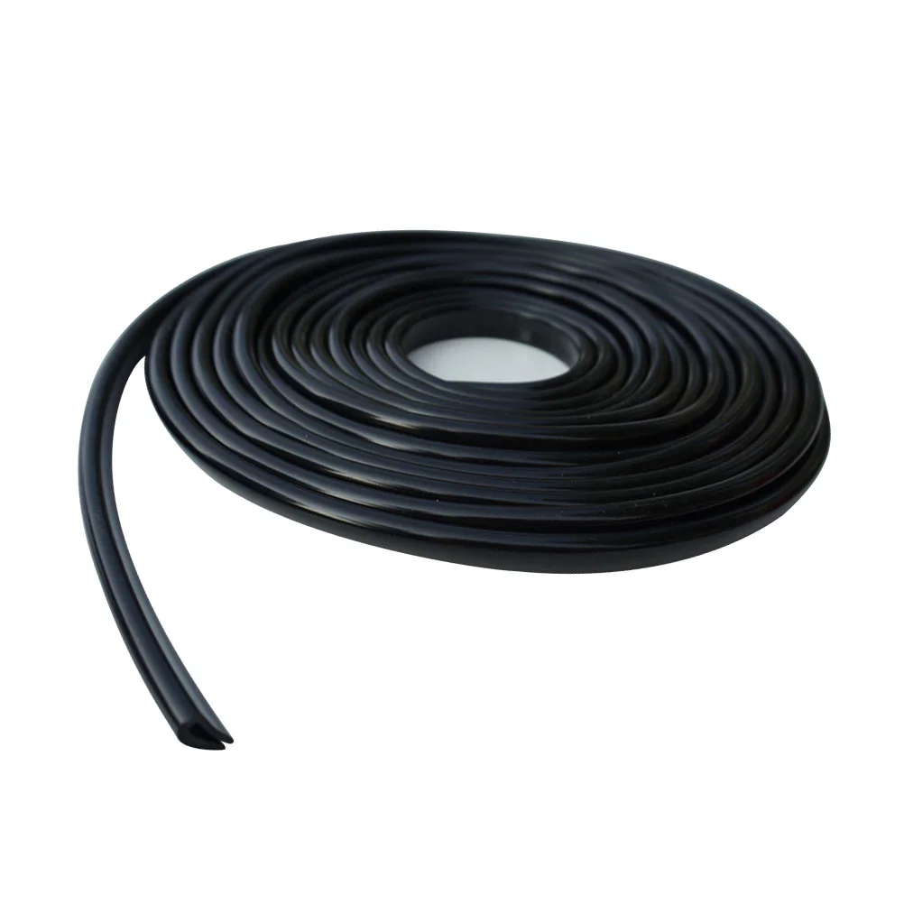 

Car Door Strip Seal Protector U Shape Rubber Scratch Guard Trim Anti Universal Sealstrip Moulding 5M Cover Invisible Collision