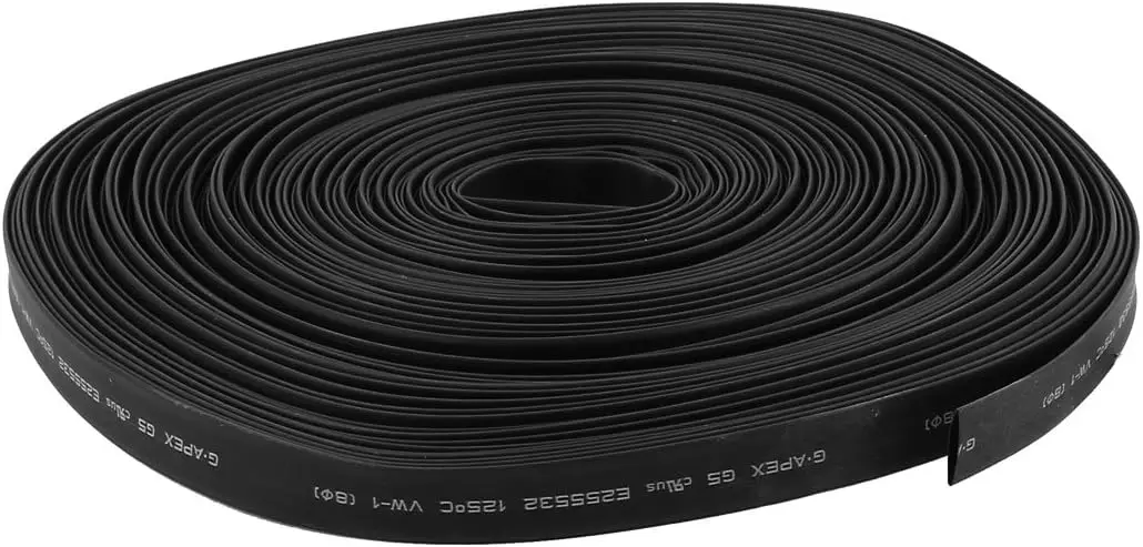 

Keszoox Heat Shrink Tubing 8mm Dia 2:1 rate Heat Shrink Tube Wire Wrap 30m Black