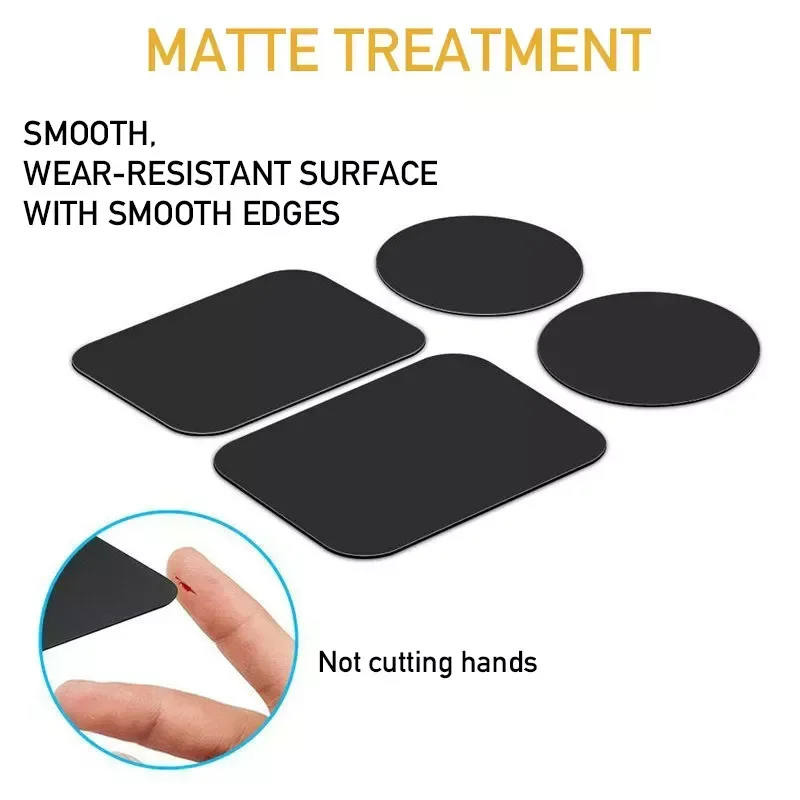 

NEW2023 Portable For Car Holder Iron Sheet Disk Sticker Mount Mobile Magnet Stand Metal Plate