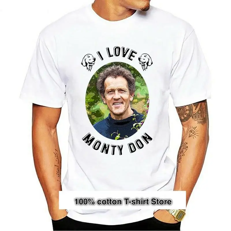

Camiseta с удовольствием от Monty Don para hombre, ropa de verano, 100% хлопок, a la moda