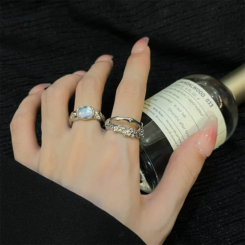 

Temperament New High Open Wedding Ring Design Luxury Boho Ring for Women
