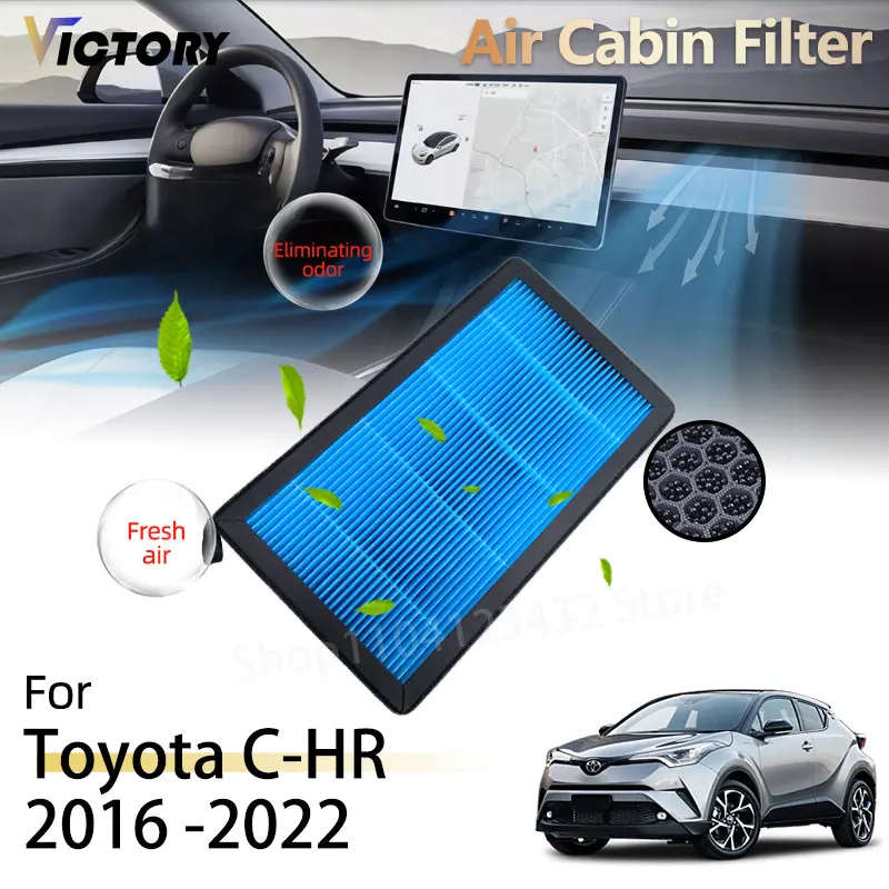 PM2.5 для Toyota C-HR CHR C HR Hybrid 2016 2017 2018 2019 2020 2021 2022 AX10 AX50 Аксессуары HEPA Воздушный салонный