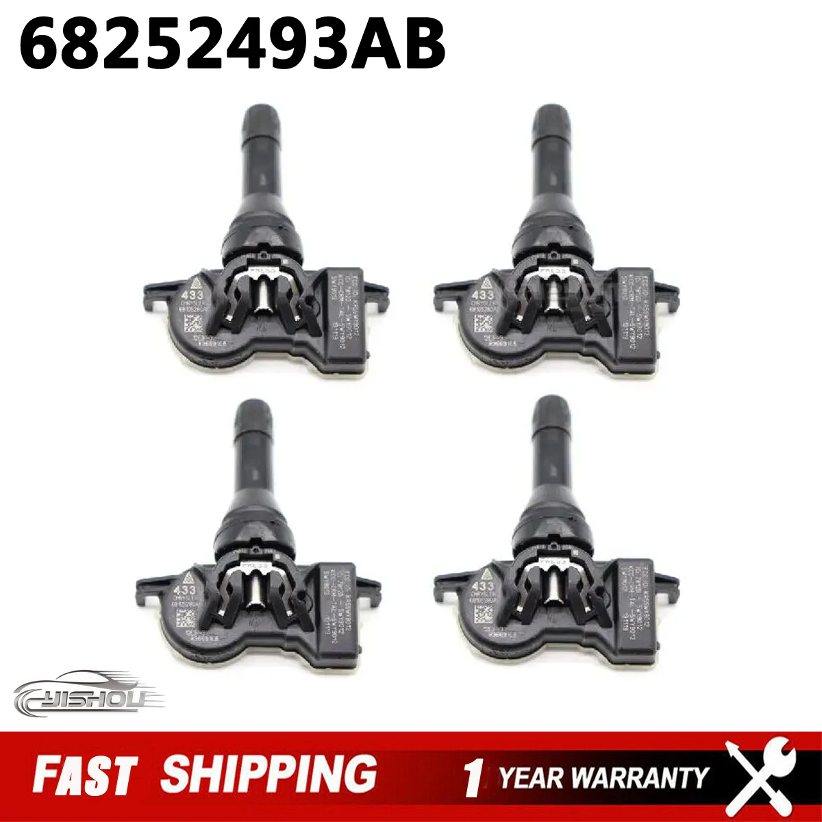 TPMS 68252493AB датчик давления в шинах для Jeep Grand Cherokee и Renegade Dodge Durango Дротика Chrysler Pacifica 200