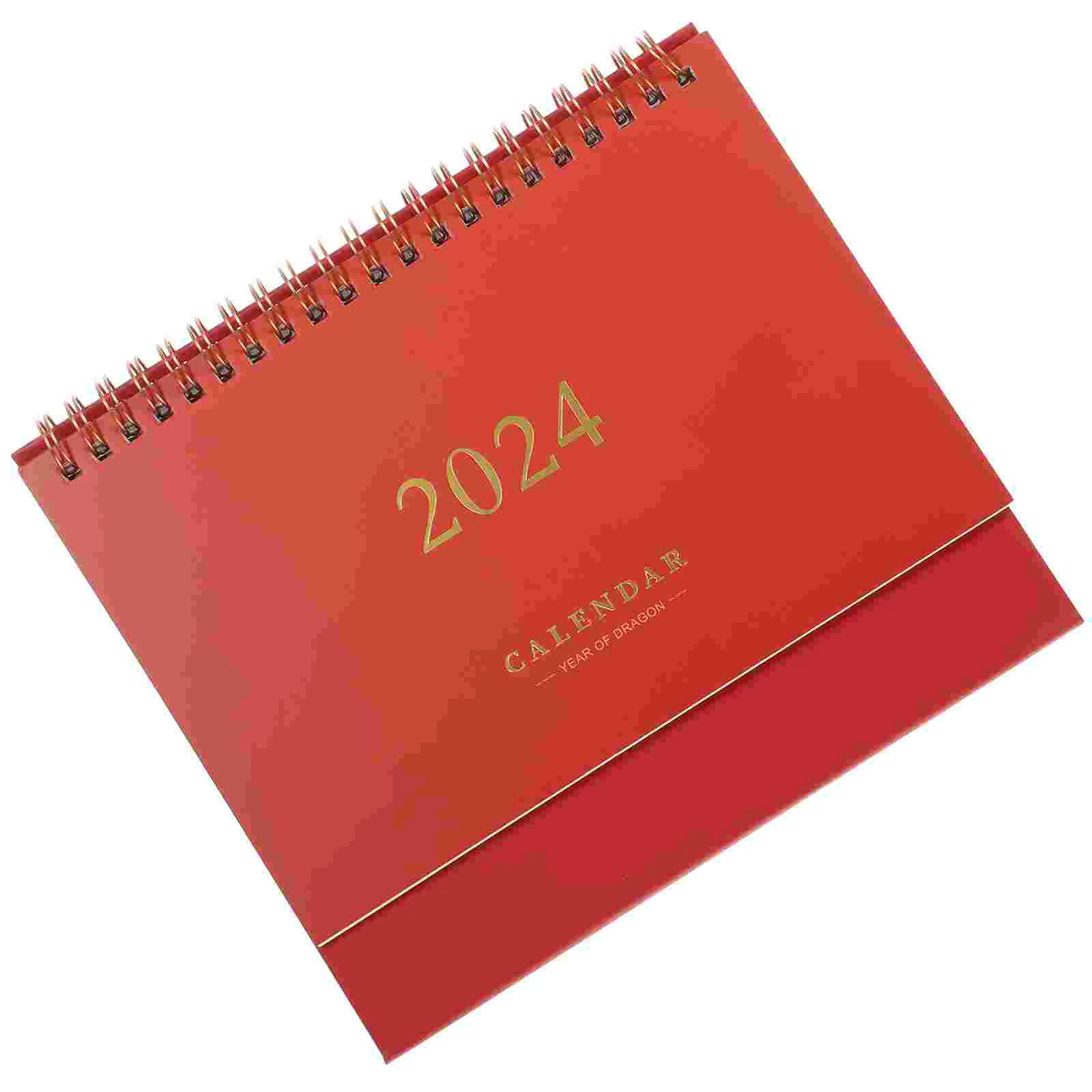 

2024 Desk Calendar Work Decor Desktop Month Small Fresh Delicate Daily Use Standing Paper Mini Household Decorative Office