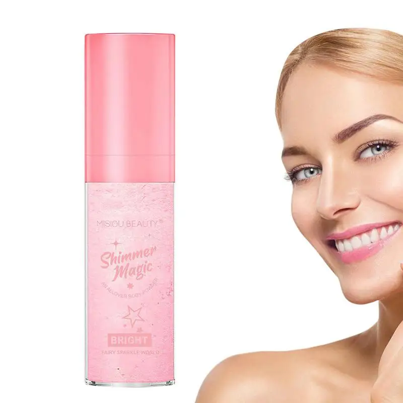 

Fairy Highlight Makeup Body Glitter Shimmer Face Highlighter Powder Waterproof Three-Dimensional Cosmetics For Face Chest