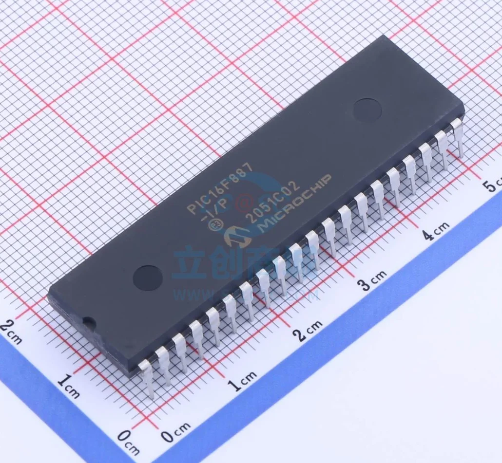 

100% New Original PIC16F887-I/P Package DIP-40 New Original Genuine Microcontroller IC Chip
