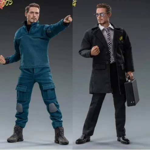 

KITTY STUFF 1/12 TX004 Robert Downey Jr. Tony Windbreaker Version Full Set 6'' Action Figure Model In Stock For Fans Collection