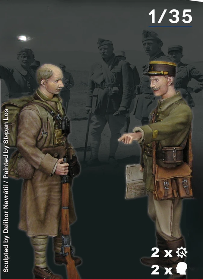 Набор для сборки из смолы 1:35, неокрашенный солдат, Бесплатная доставка (Французская армия)