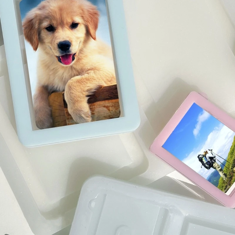 Зеркальная фоторамка с зыбучим песком украшения силиконовые формы подходящие