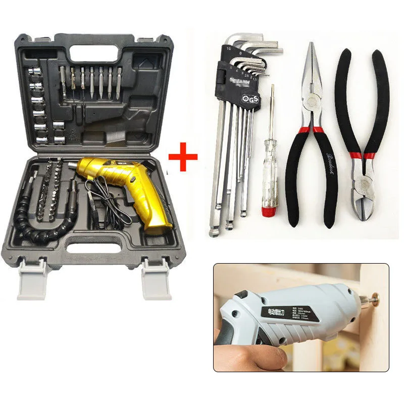 

Maximum Screw Diameter ABS Material Portable Repair Tool Electric Screwdriver Set Cordless Electric Drill Screwdriver Set