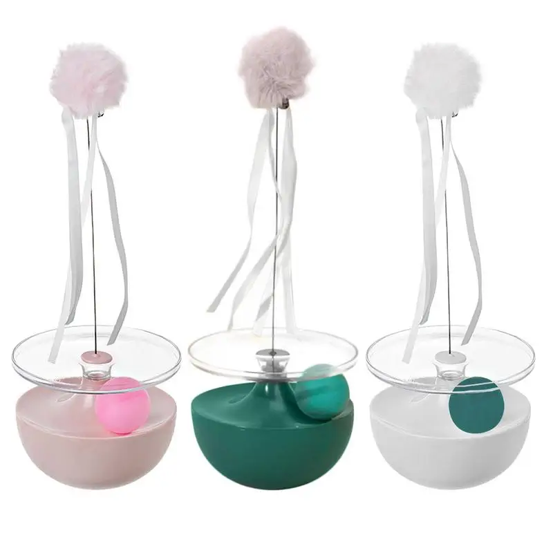 

Игрушки с перьями для кошек, гемиферическая палочка с естественным основанием, игрушки для домашних кошек, Интерактивная игрушка для кошек,...