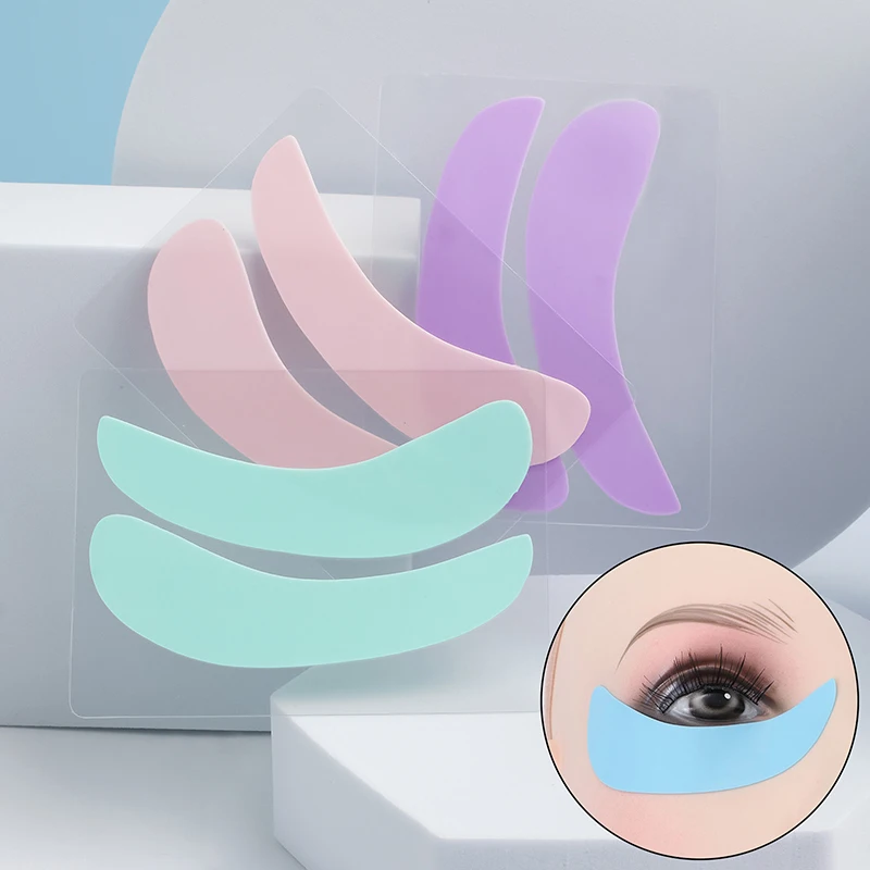 Многоразовые 1 пара подушечек для глаз силиконовые полоски подтяжка ресниц