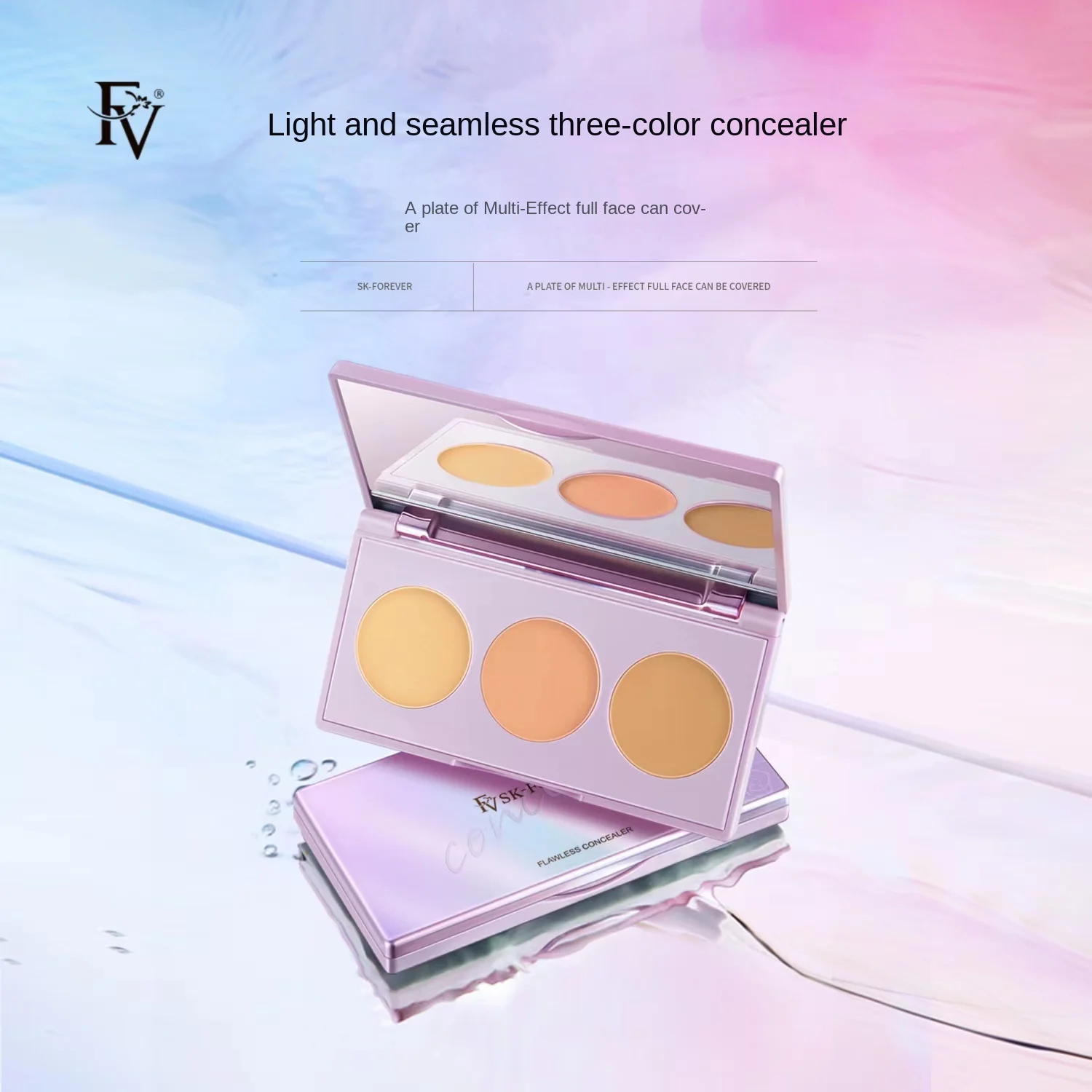 

FV Concealer Palette Professional Makeup Face Eye Contour Spot Concealer Dark Circle Correcting Base Makeup for All Skin