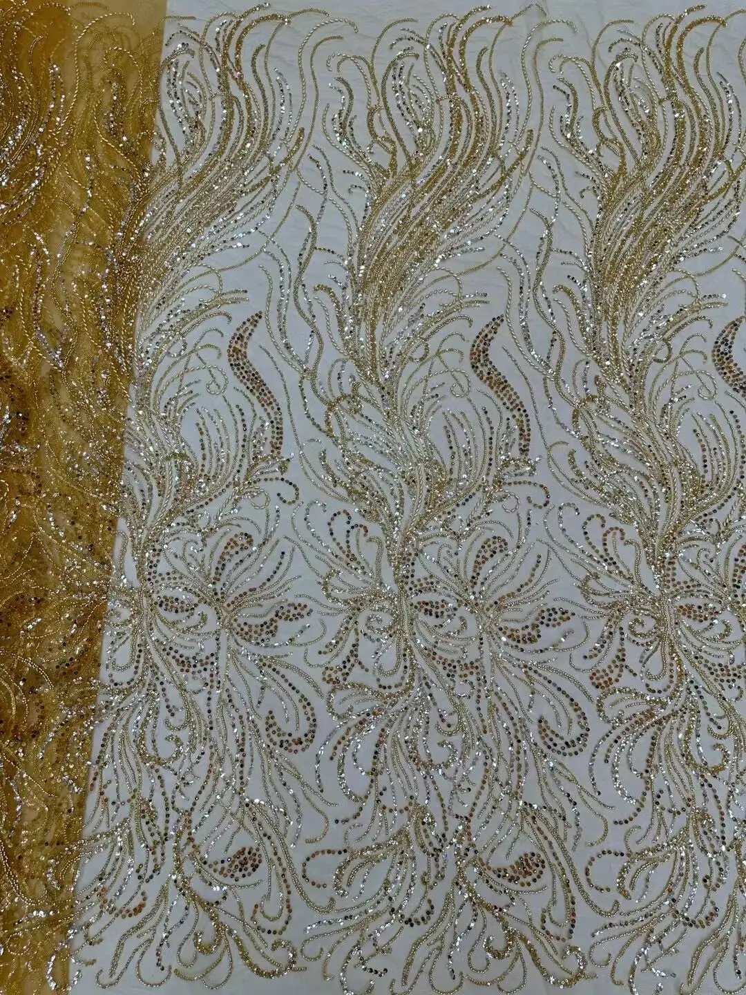 Кружевная ткань ulle с блестками французская вышивка Свадебная вечеринка платье