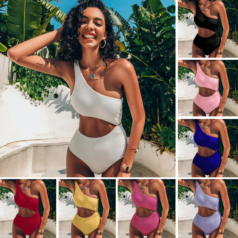 

2023 new swimwear one-piece women's sexy backless swimwear factory issued one