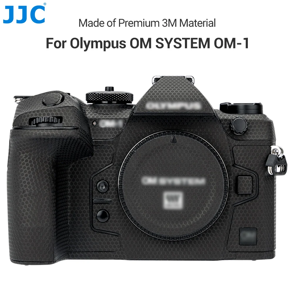 JJC-pegatina de cuerpo de cámara OM1 para Olympus OM SYSTEM OM-1, cubierta de ajuste personalizado, antiarañazos, decoración protectora, accesorios de envoltura