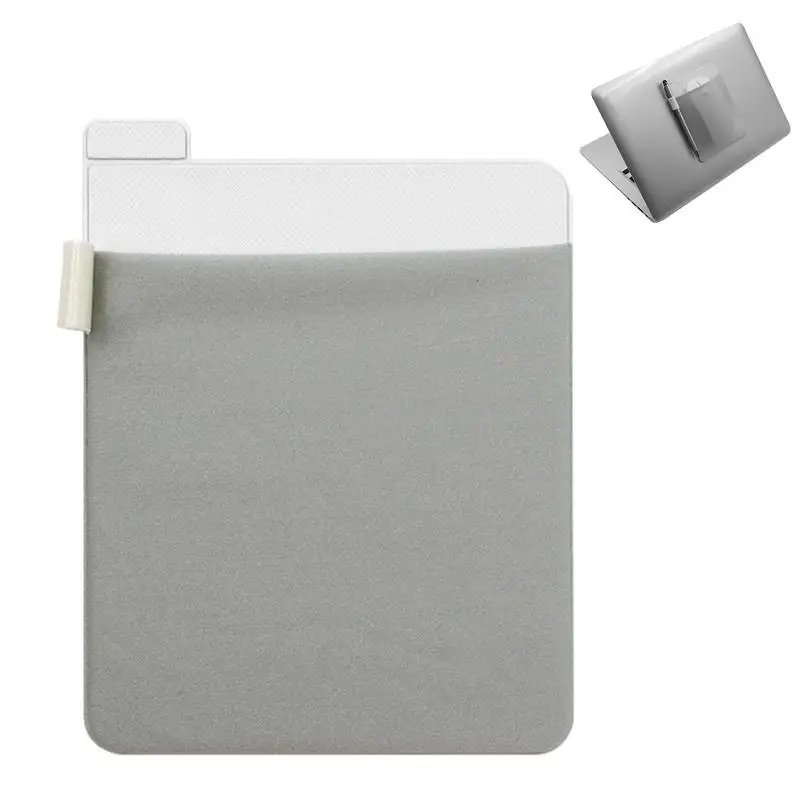 

External Hard Drive Holder Adhesive Pocket Storage Case Bags Reusable Storage Pocket Pouch Compatible With Laptop E-Book And