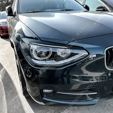 2 шт. ABS глянцевые фары для бровей и век для BMW F20 F21 1 серии 116i 118i 120d 120i 125i M135i 2011-2015 Pre-Lci Tuning