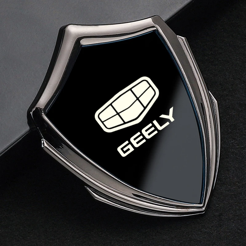 

3D Металлические Автомобильные Наклейки Для Geely Atlas Coolray BO Rui Yue CK Sedan EMGRAND EC7 GS GC2-расположение На Окне М...