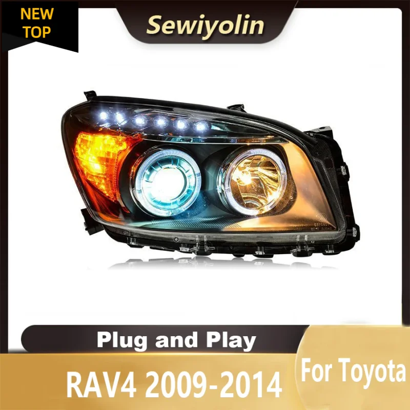 Для Toyota RAV4 2009-2014 Автомобильные светодиодные фары заднего хода Противотуманные