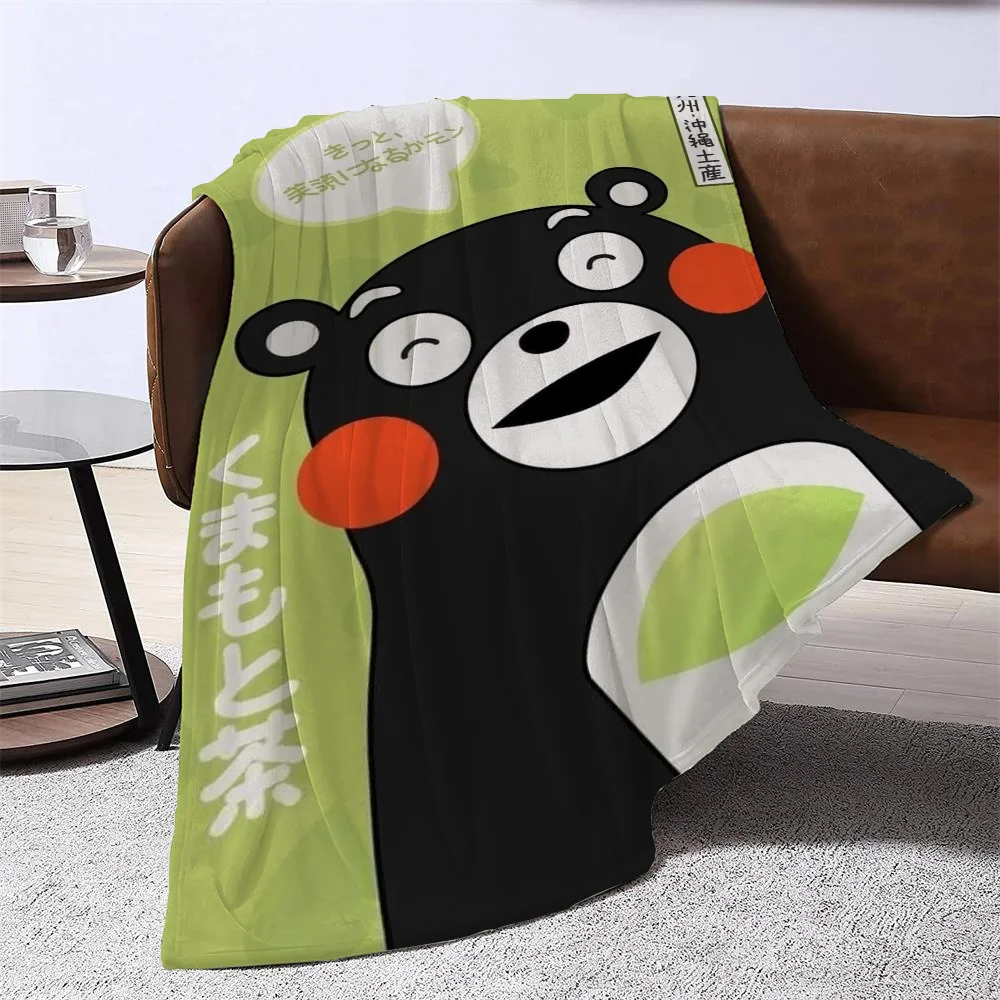Kumamons плюшевое флисовое одеяло большого размера роскошный стеганый современный