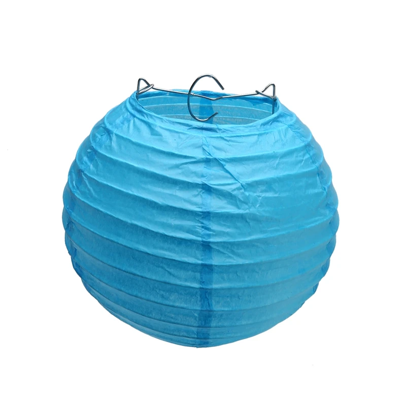 Акция! Набор бумажных фонарей Королевского синего цвета многоразовые подвесные