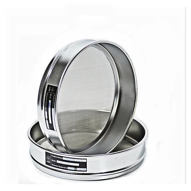 

Analysis Sieve Lab Standard Sampling Inspection Test Sieve 304 SUS Filter Mesh Chroming Frame Diam. 20 cm 12-200 Mesh