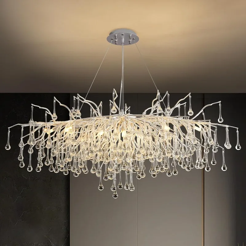 

Artpad Серебряная хрустальная люстра