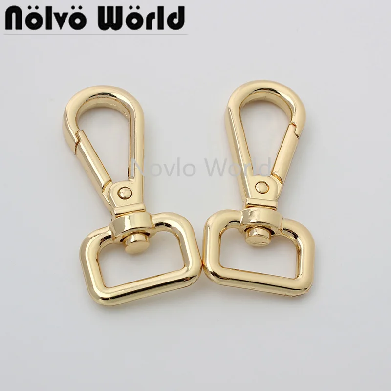 

10-50 pieces 4 colors 16mm 5/8" metal snap hook for DIY leather bag handbag strap belt clasp swivel hook purse parts