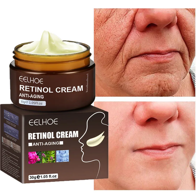 

Retinol Wrinkles Remover Face Cream Instant Lifting Firming Anti-Aging Fade Fine Lines Whitening Brighten Moisturizing Skin Care