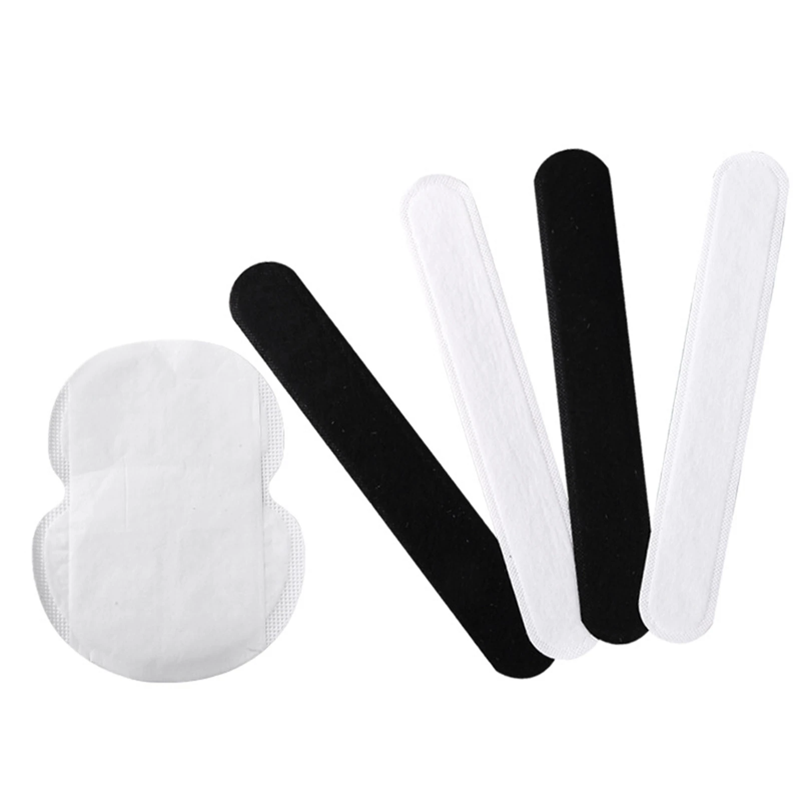 

10pc Disposable Hat Sweat Liner Cap Pads Sweat-Absorbing Non-Woven Stickers For Hat And Collar Deodorants Sticker Neck Liner Pad