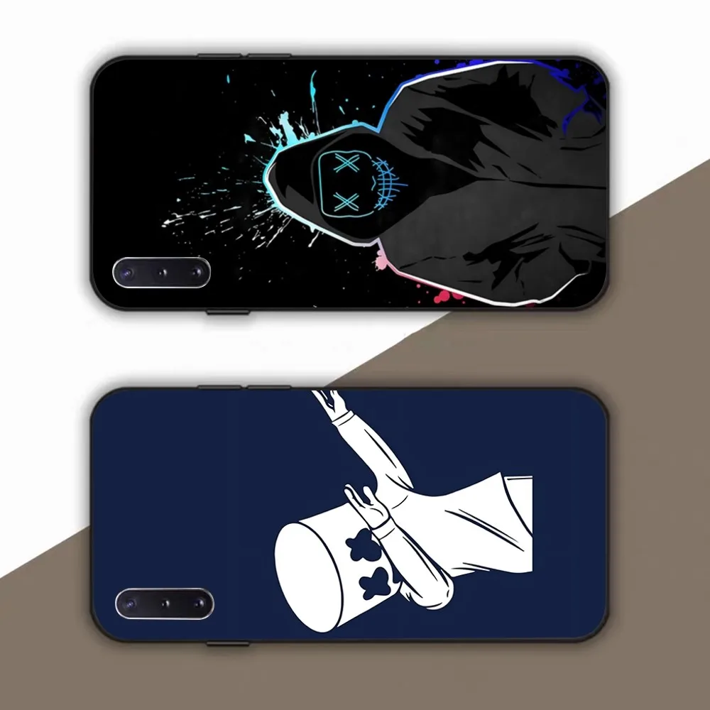 M-Marsh-mallow Dj Faces Phone Case For Samsung Note 8 9 10 20 pro plus lite M 11 30 21 31 51 A 22 42 02 03