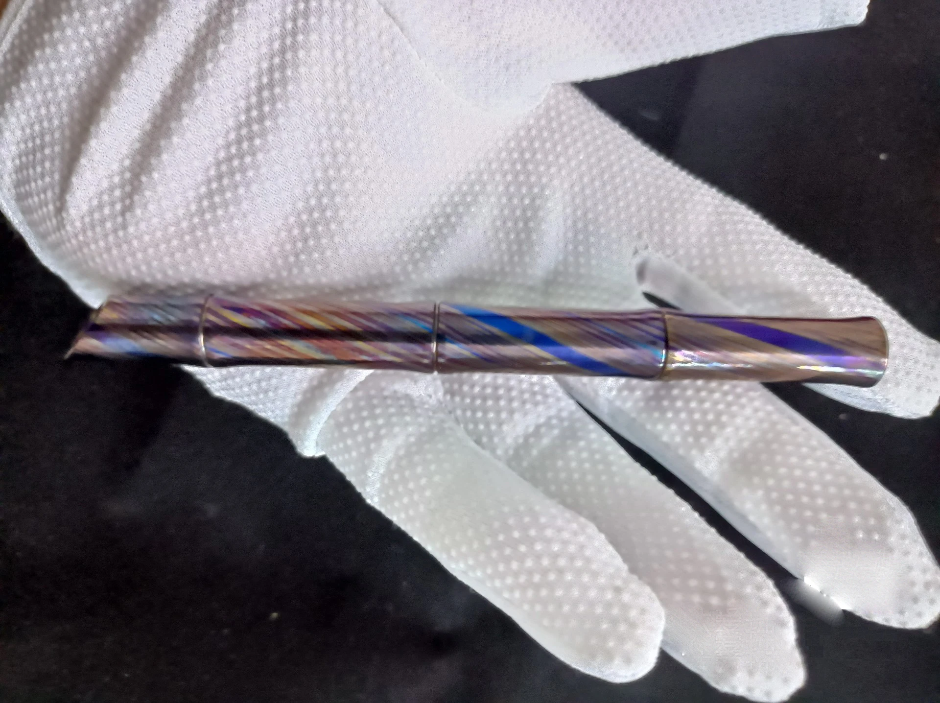 

1 Piece Zircon Damascus Pen Writing Pen for Gift