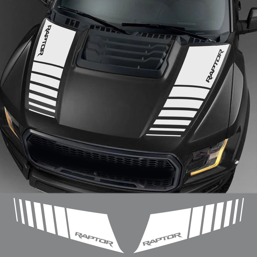 Накладка на капот автомобиля Graphic Ford Ranger Raptor виниловые автомобильные наклейки