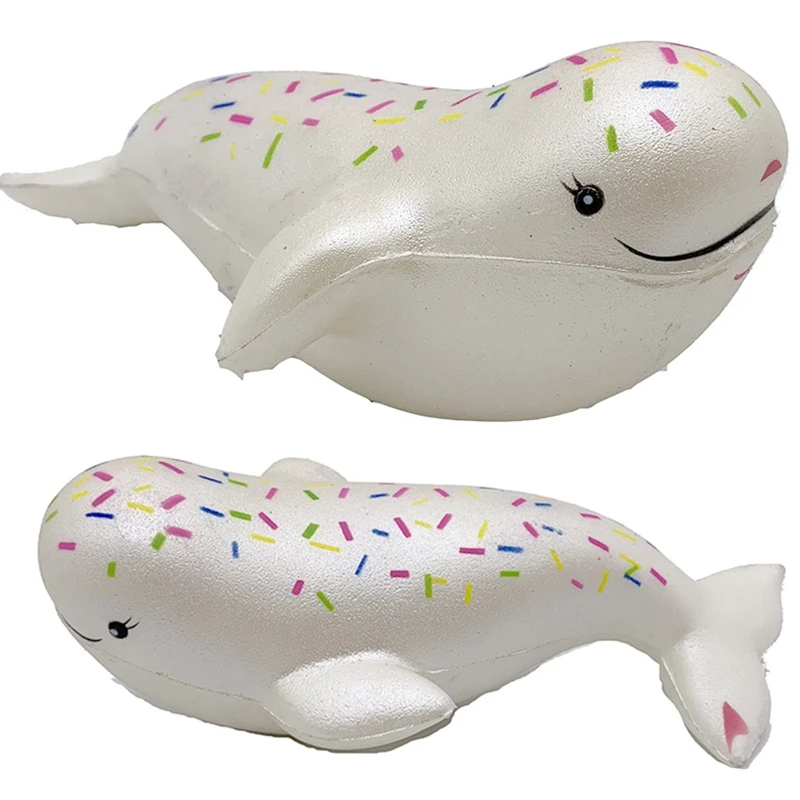 

Hand Squeezable Shark Marine Animal for PLAY Toy for Office Stress Therapy