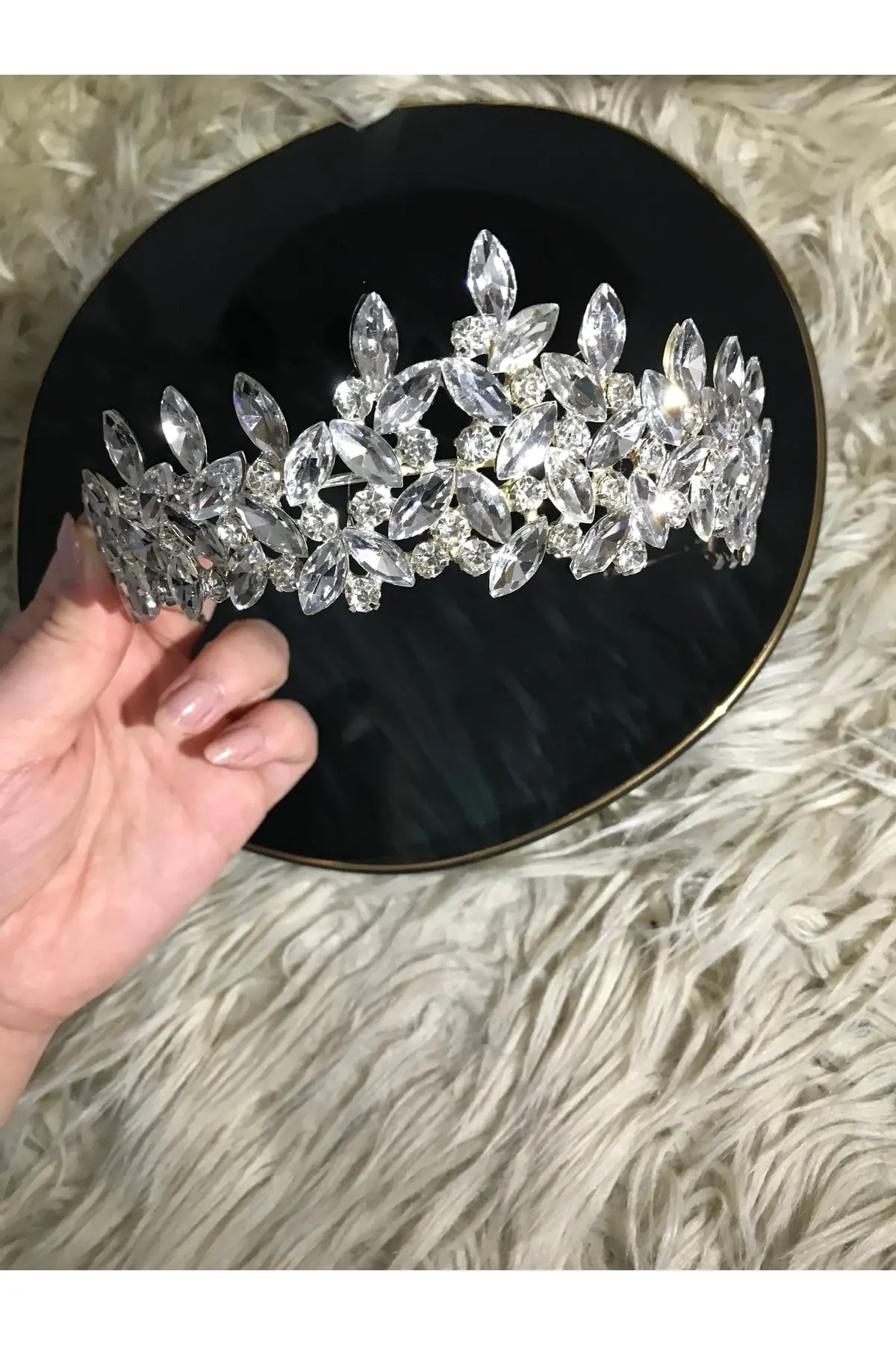 

Bridal Accessories Stylish Bridal Crown Wedding Handmade For Bride And Bride