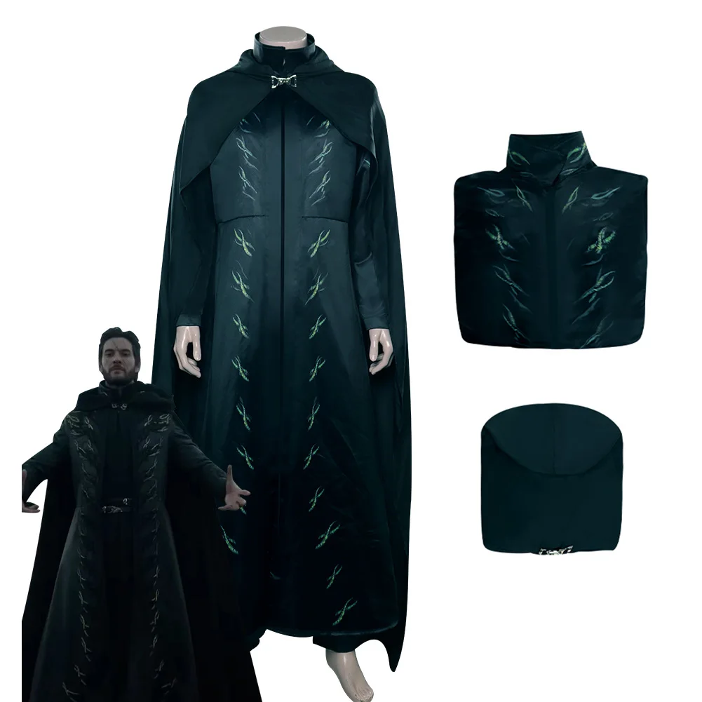 

Shadow and Bone General Kirigan Cosplay Costume Man Male Coat Pants Cloak Roleplaying Outfits Halloween Carnival Suit For Adult