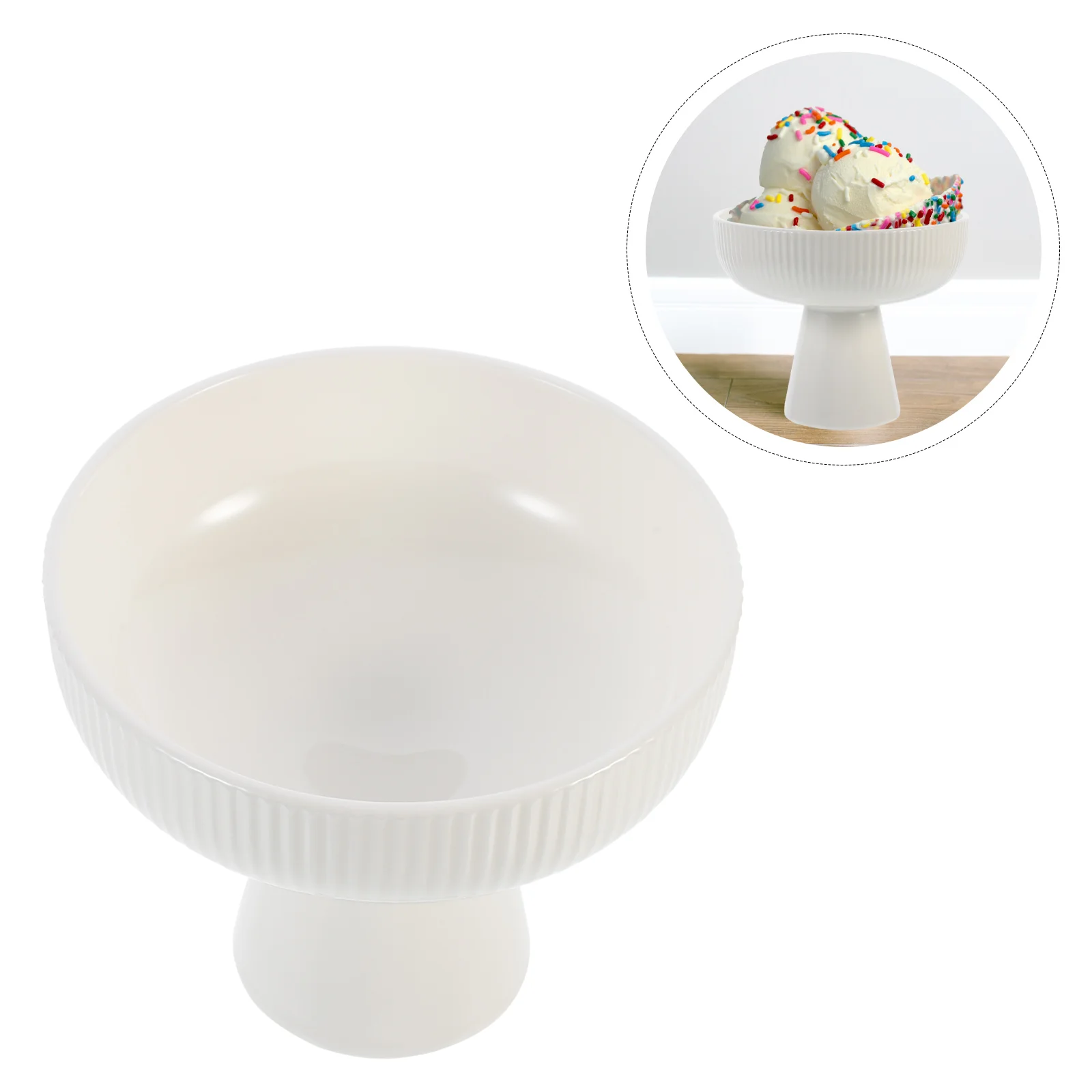 

Ice Cream Bowl Cookie Containers Lids Ramen Bowl Food Storage Container Mousse Cup Sugar Bowl Snack Bowl Ceramics Tulip Bowl