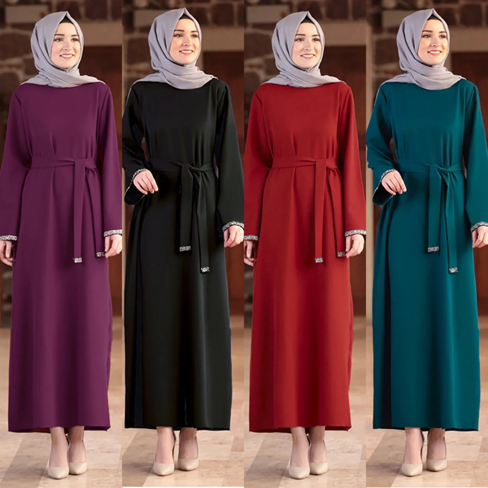

Muslim Abaya Femme Dubai Abayas For Women 2023 Turkish European And American Robe Femme Musulman New Ruffles Elegant Long Skirt
