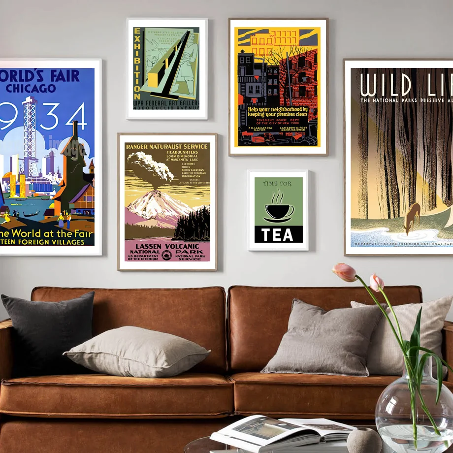 

National Park Chicago Fair Carmen Opera Retro Wall Art Canvas Painting Nordic Poster And Print Wall Pictures For Home Room Decor