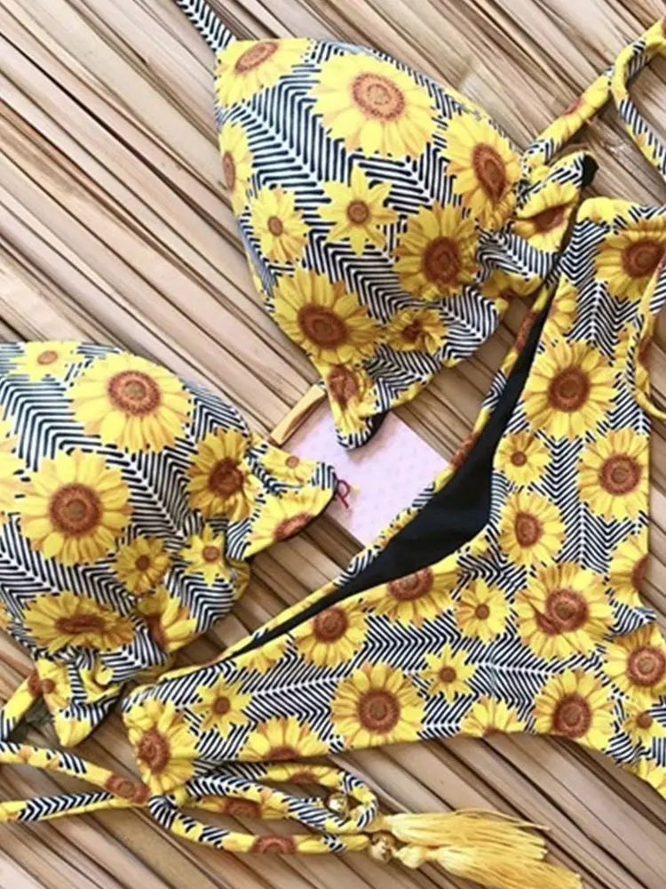 2021 сексуальный комплект бикини из 2 предметов популярный штамп спортивные