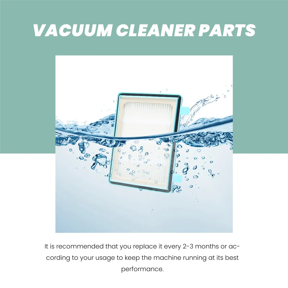 Vacuum Cleaner Hepa Filter for Philips FC5832 FC5835 FC5836 FC5982 FC5988 FC9350 FC9351 FC9352 FC9353 Robot Parts