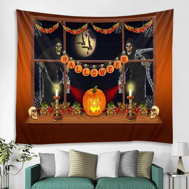 Новые гобелены на Хэллоуин психоделический гобелен для подвешивания комнаты