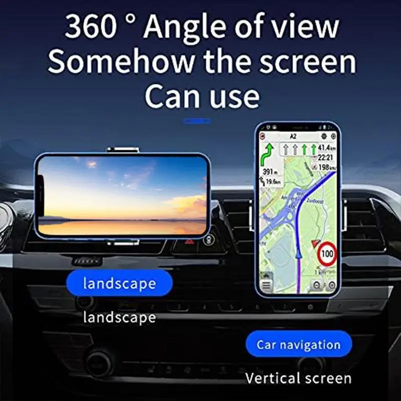 

Автомобильная флейта, вращающийся на 360 градусов кронштейн для воздуховыпускного отверстия Handsfree, автомобильный Стайлинг, автомобильные аксессуары